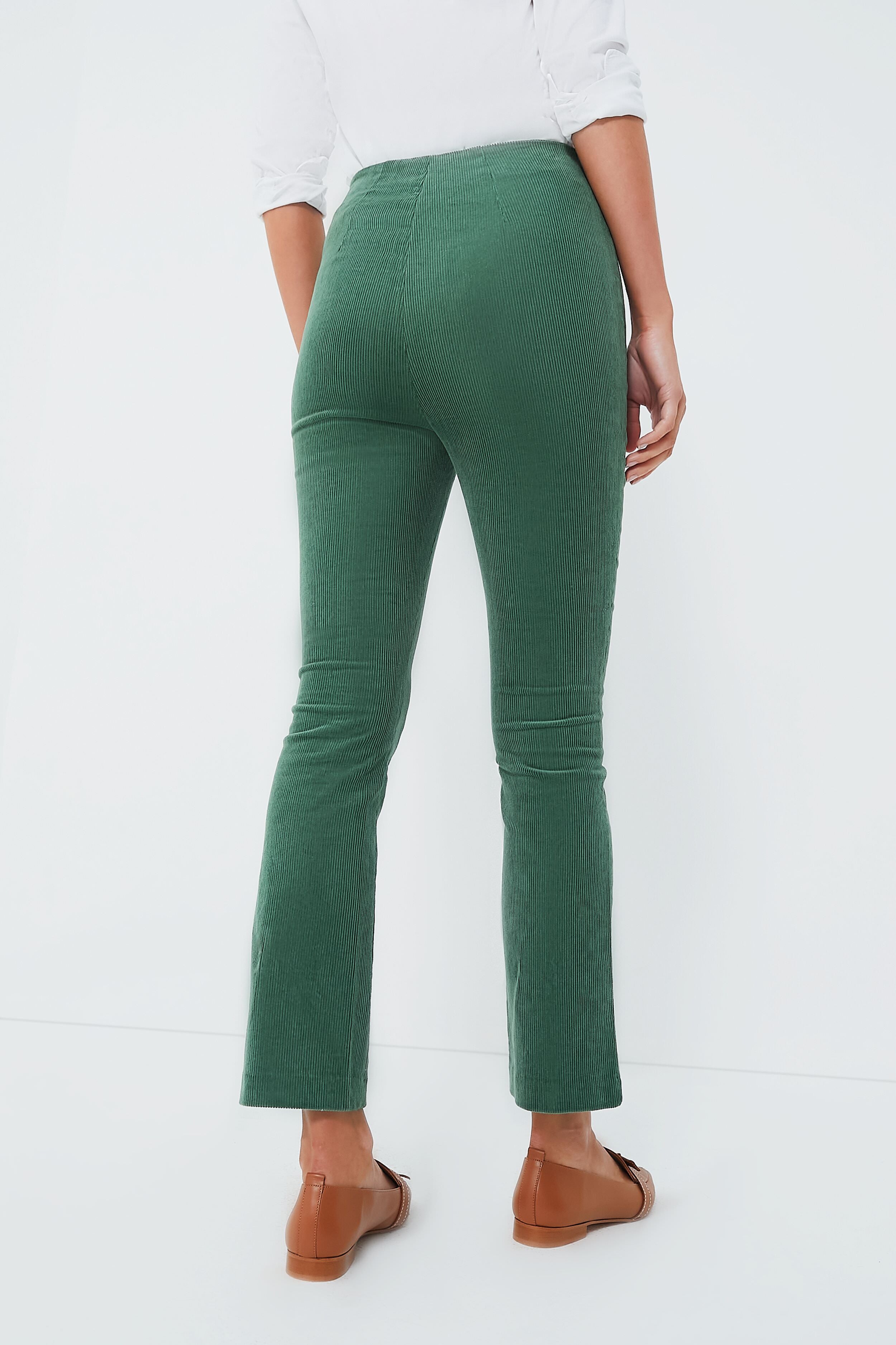 Green Corduroy Pants Women, High Waisted Pants, Loose Fit Corduroy Slacks,  Elastic Waist Pants With Pocket, Plus Size Pants Ylistyle C2555 - Etsy